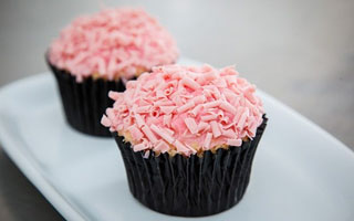 Cupcake de bicho-de-pé