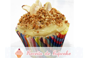 Cupcake de Castanha de Caju Cupcake de Castanha de Caju