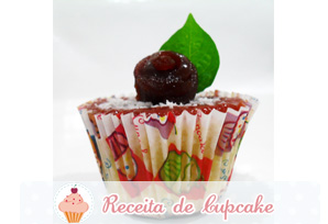Cupcake de Fubá com Goiabada