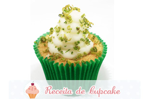 Cupcake de Limão e Côco Cupcake de Limão e Côco