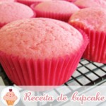 Cupcake Rosa de Baunilha