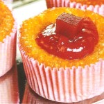Cupcake de Milho com Cobertura de Goiabada