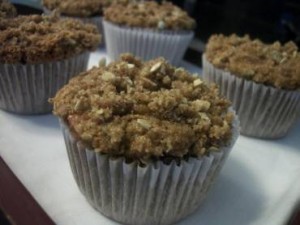 Cupcake Integral de Maçã com Canela