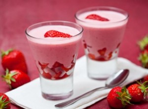 Recheio de Mousse de Morango