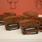 Cupcake com Recheio de Bolacha e Nutella